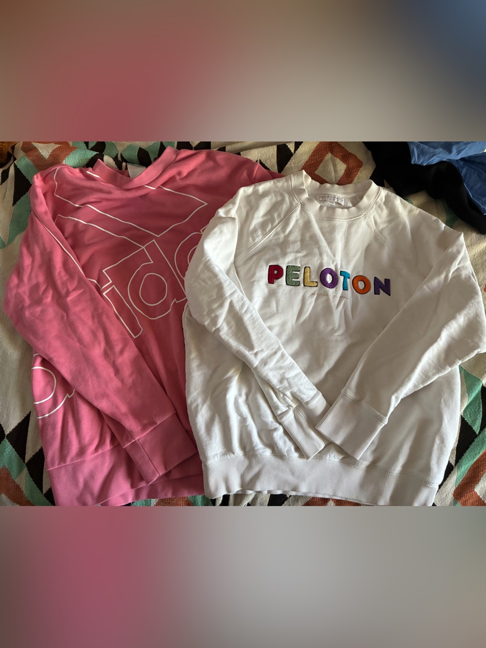 Spiritual Gangster x Peloton Crewneck Sweatshirt Medium woman’s bundle, adidas